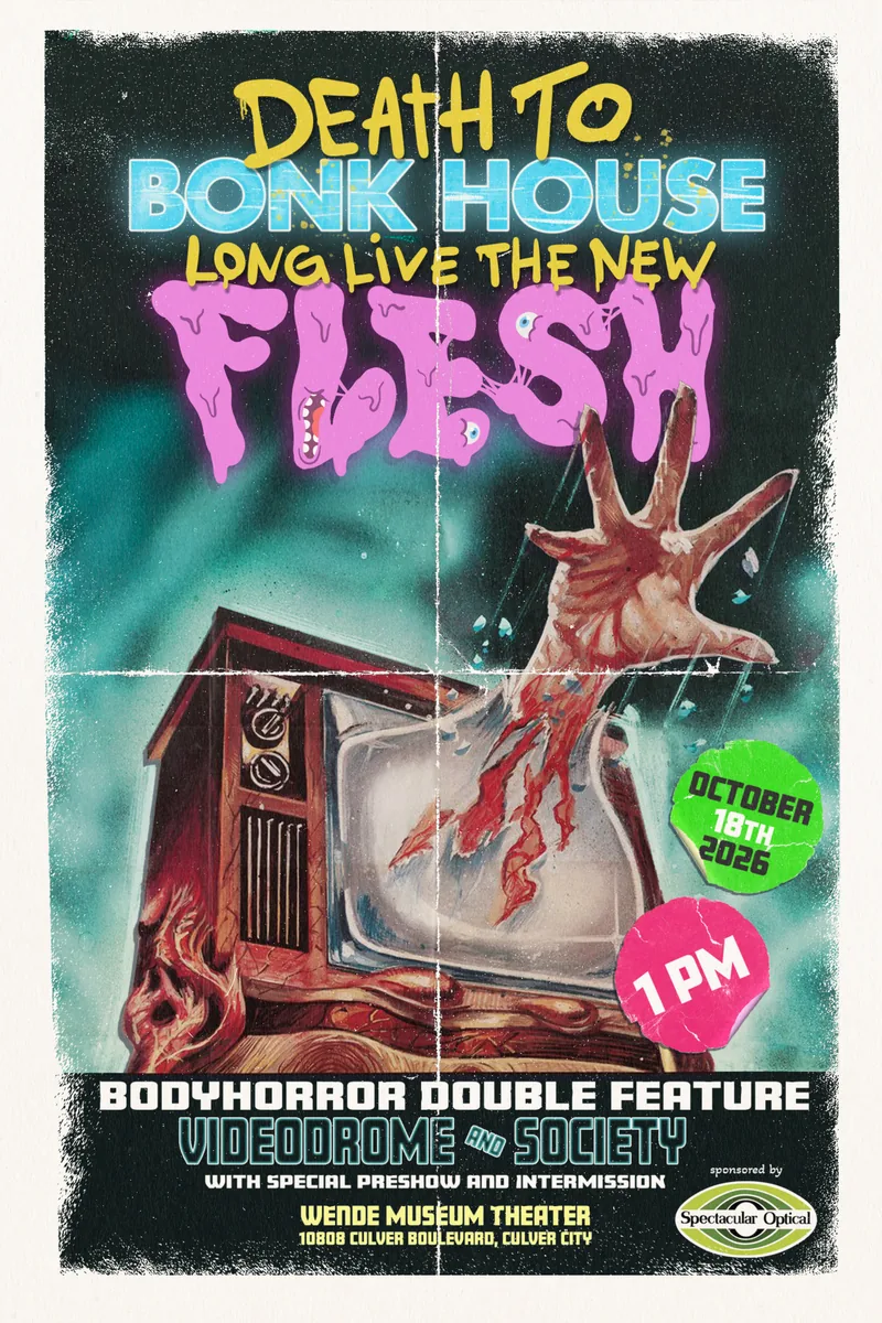 Videodrome double-feature poster